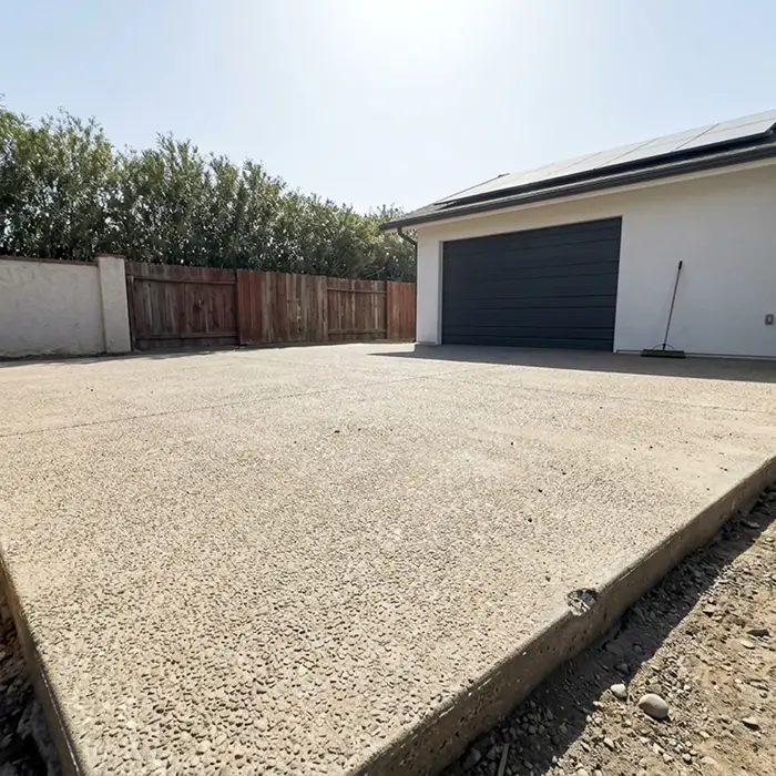 Concrete finish and colour options