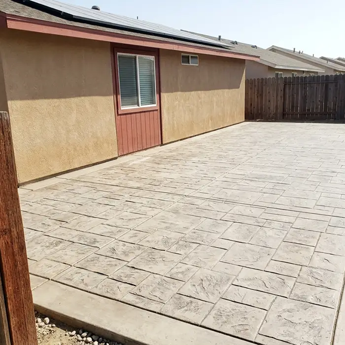 Stamped and decorative concrete