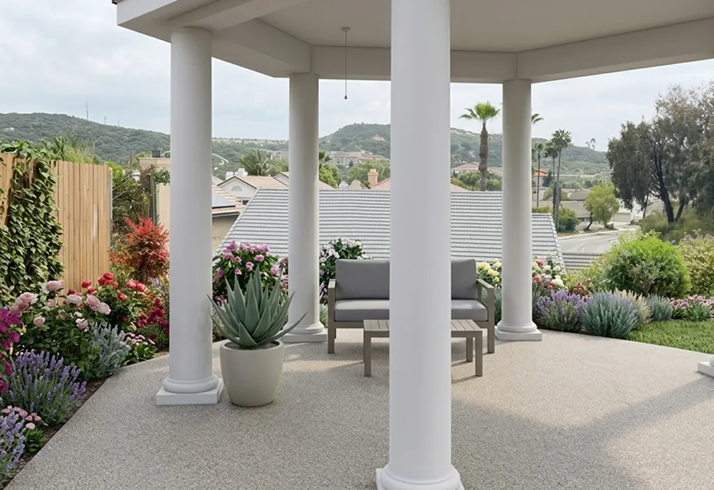 Homeowner's original backyard photo before design