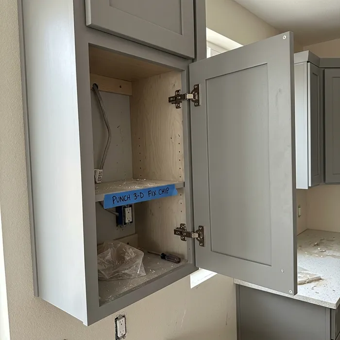 Custom cabinetry construction