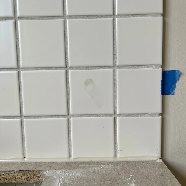 Tile and backsplash detail