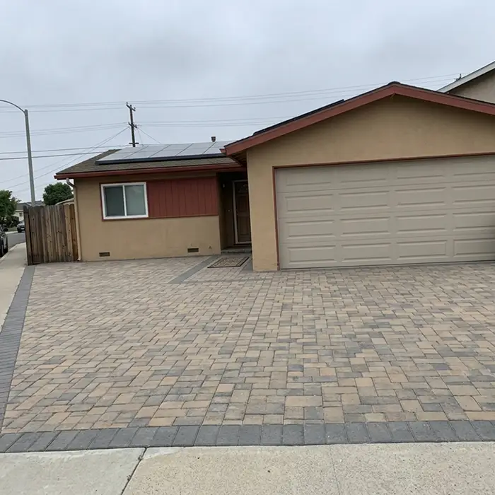 Paver driveway