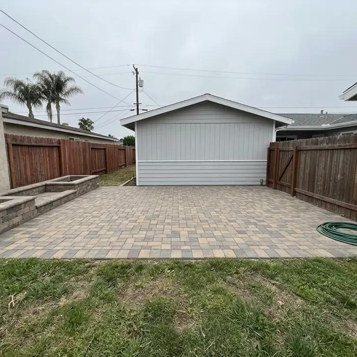Paver patio